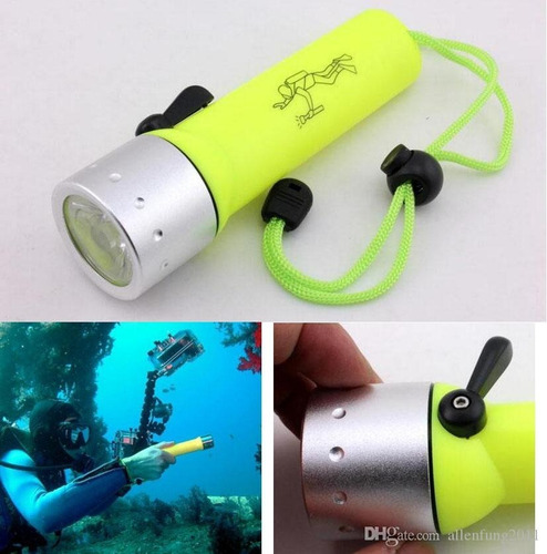 Linterna Foco De Buceo Sumergible Waterproof Bajo El Agua 