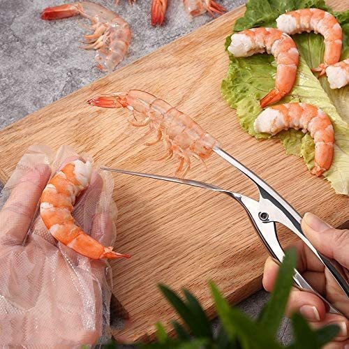4pcs Pelado Camarones Herramienta Para Desvenar Camarones