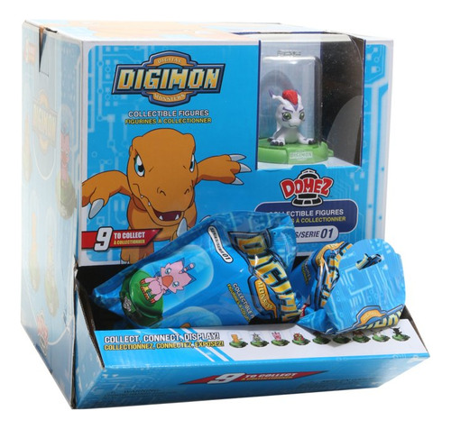 Digimon Series 1, Figura De Acción Domez Con Bolsa Ciega