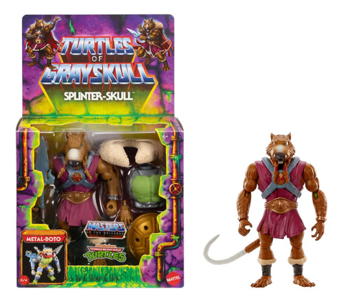 Tmnt Turtles Of Grayskull Splinter Skull (Usado)