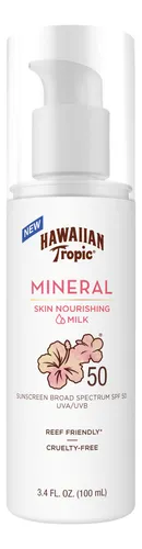 Protector Solar Hawaiian Tropic Mineral Spf 50 100 Ml Leche