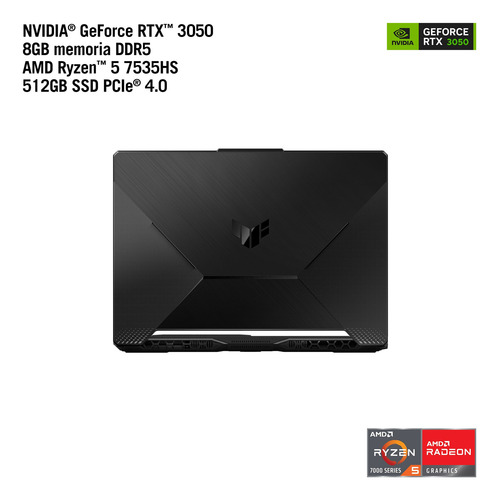 Laptop Asus Tuf Gaming R5 Nvidia Rtx3050 8gb 512gb Ssd Negro
