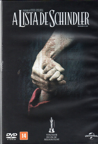 Imagem 1 de 2 de Dvd A Lista De Schindler - Frete Grátis