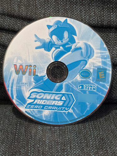 Sonic Riders Zero Gravity Nintendo Wii Solo Disco