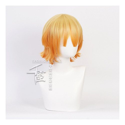 Pelucas Para Agatsuma Zenitsu Cosplay Día De Todos Los Santo
