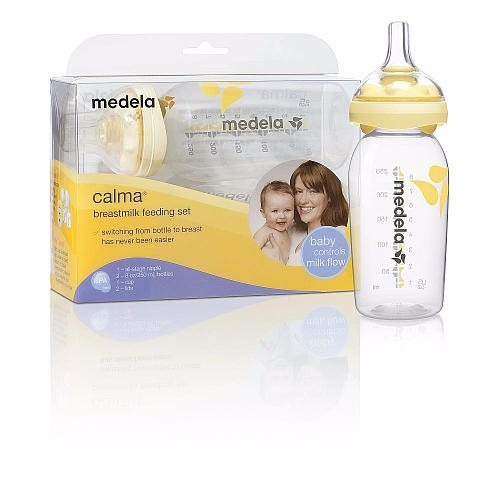 Mamadera Medela Calma De 250 Ml Con Tetina Calma