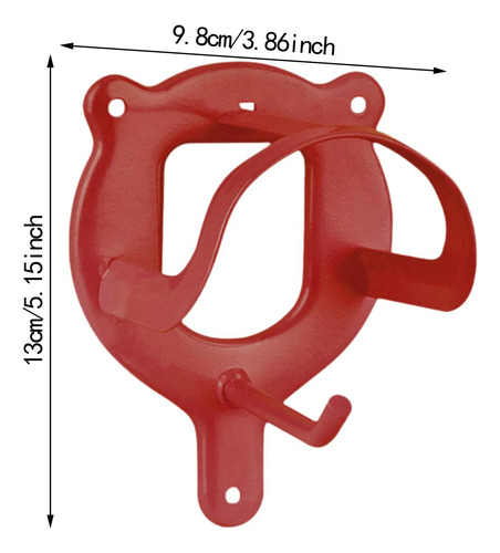 Soporte Para Bridas De Caballo, Soporte Para Bridas De Rojo