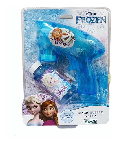 Frozen Burbujero Automatico Luz Disney De Ditoys 2415