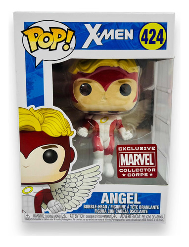 Angel X-men Funko Pop 424 Marvel Exclusive Collector Corps