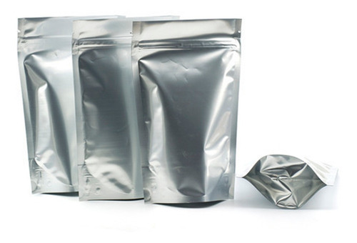 Saco Stand Up Pouch Metalizada Zíper 14x19 50un