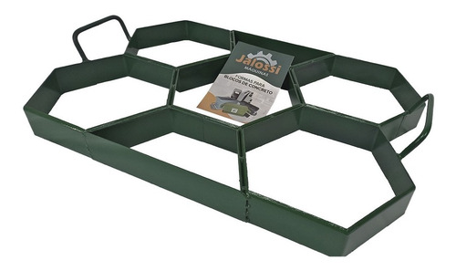 Imagem 2 de 7 de Forma 5 Bloquetes,paver Pisos Sextav. 25 X 8 Cms Jalossimaq