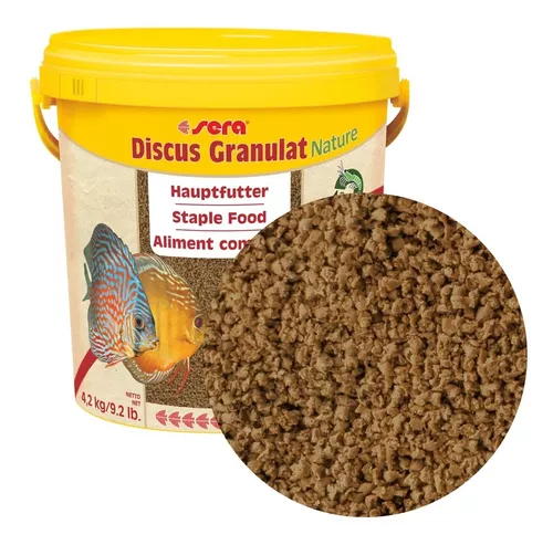 Ração Sera Discus Granules Nature 4,2kg Criadores De Discos