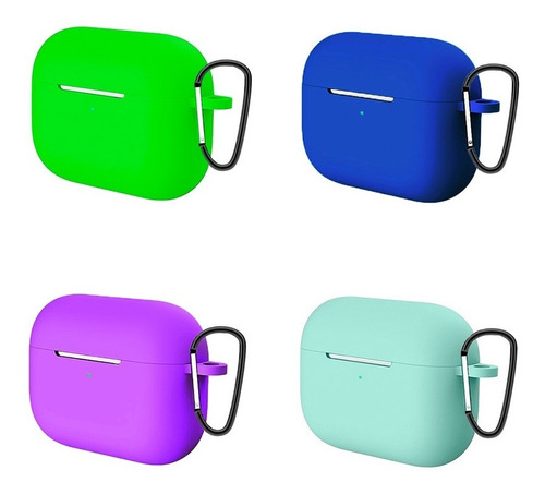 Pack 4 Fundas Para Caja De AirPods Pro De Silicon