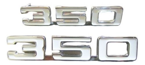 2pz Emblema 350 Chevrolet Camaro C10 Camioneta Nova Chevelle