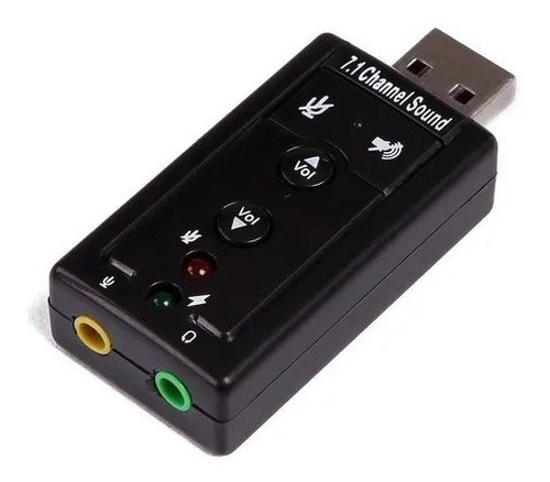 Tarjeta De Sonido Usb 7.1 Channel Somos Tienda Física