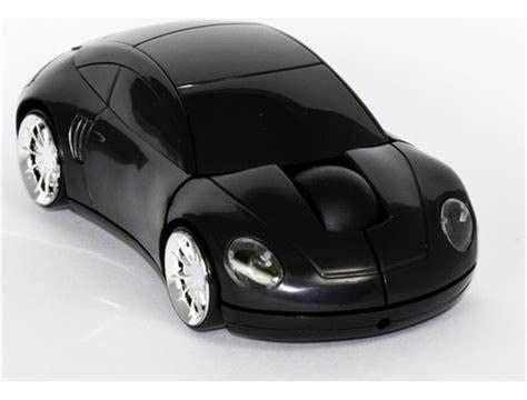 Mouse Inalambrico 2.4g Diseño Coche Carrera 3d Luz Led Usb