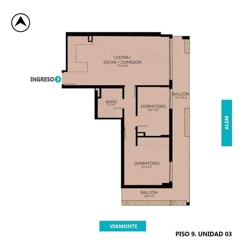 Imagen 16 de 16 de Venta - Un Dormitorio En Pozo Con Amenities - Alem 2300