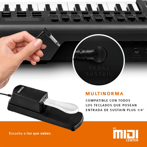 Imagen 3 de 9 de Pedal Sustain Sp-1 Piano Teclado Sintetizador Promo