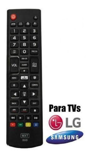 Imagem 5 de 5 de Controle Remoto Universal Para Tv Samsung LG