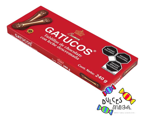 Bremen Lenguas De Gato Grandes Gatucos 240g-mejor Chocolate 