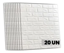 Comprar 20 Placas 3d Adesiva Painel Espuma 70x77 Revestimento Parede