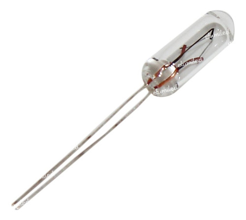 Lampara Incandescente 4.5mm X 10mm 3v 0.06a T=25mm Pack X10