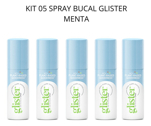 Kit 5 Spray Bucal Glister Amway Menta