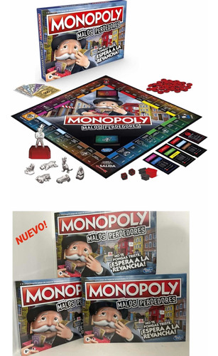 Monopoly Para Malos Perdedores Hasbro Gaming