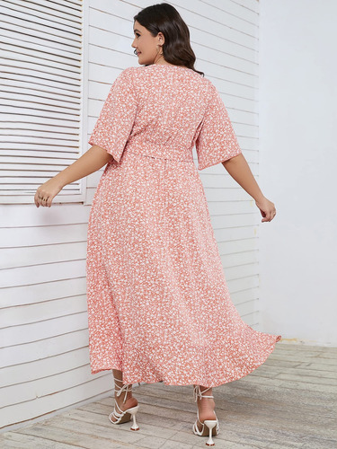 Vestido Corto Casual Fresco Estampado Rayas Línea