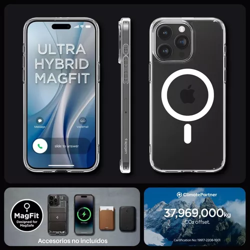 Spigen Funda Magnética Ultra Hybrid MagFit Compatible con iPhone