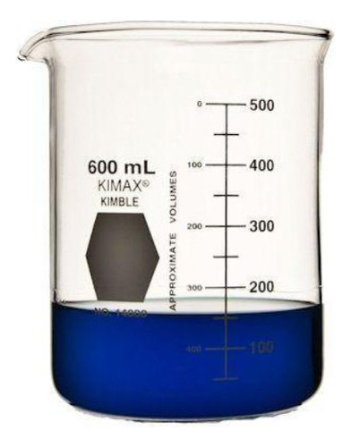 Vaso Precipitado Vidrio Griffin Kimax Grad 600 Ml 14000-600