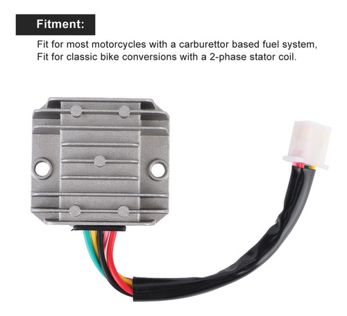 Regulador Rectificador Universal Voltaje 12v 5 Cables