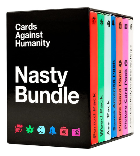 Cards Against Humanity: Paquete Nasty  6 Paquetes Temát.