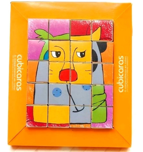 Rompecabezas Para Armar Y Pintar Animales 20 Cubos Didáctico