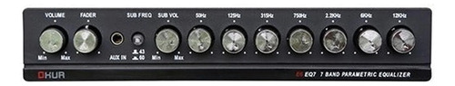 Ecualizador Parametrico Db Drive E6 Eq7 7bandas 7volts Ecual Negro