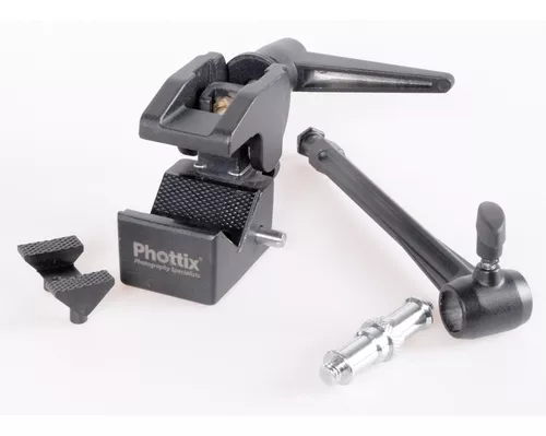 UTEBIT Soporte Clamp para Cámara, Abrazadera con Rótula Agujeros