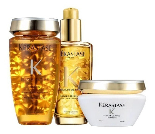 Kit Kérastase Elixir Ultime Masque Originale (3 Produtos)