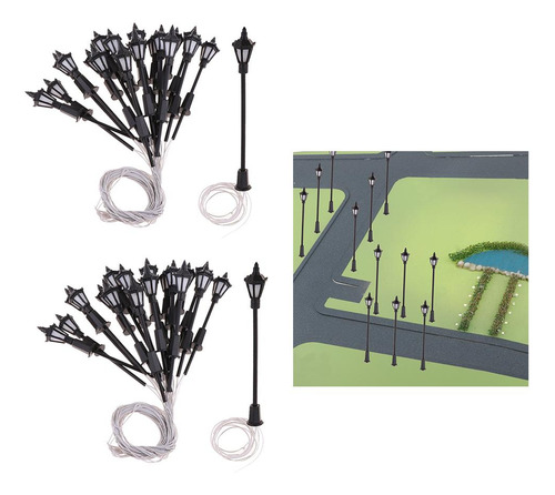 40x Mini Size Led Lámpara De Piezaza Lámpara Luz Cálida