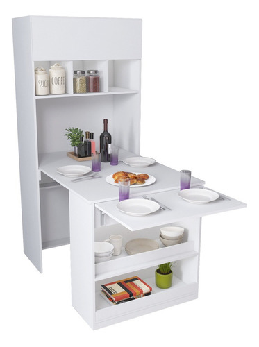 Modulo Despensero Mesa Para Cocina Escritorio Plegable +