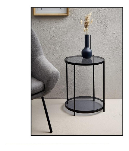 Mesa Lateral Auxiliar Ø40h50cm