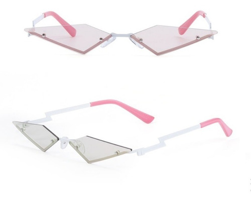 Gafas De Sol Diseño Diamante Espejo Outfit Concierto Flow