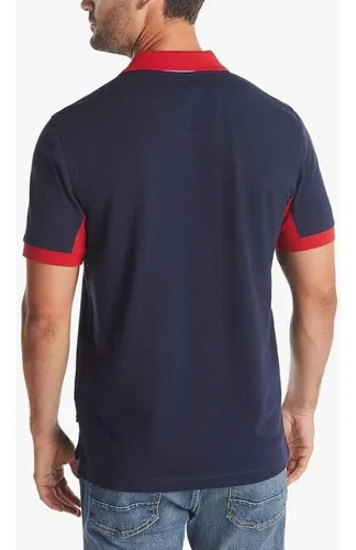 Camiseta Polo Nautica Azul Performance Men