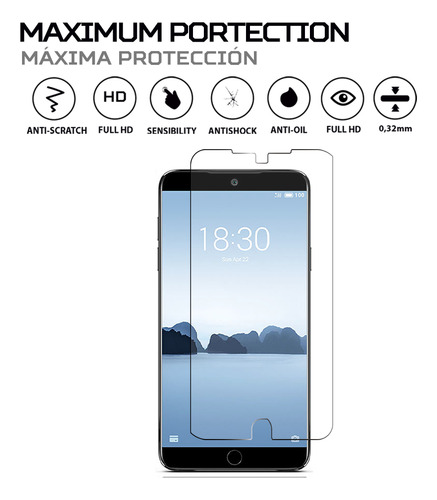 Protector Pantalla Antishock Para Meizu M15