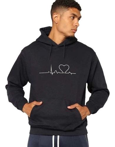 Moda Mujer Hombre Sudaderas Con Capucha Impresión Del Latido