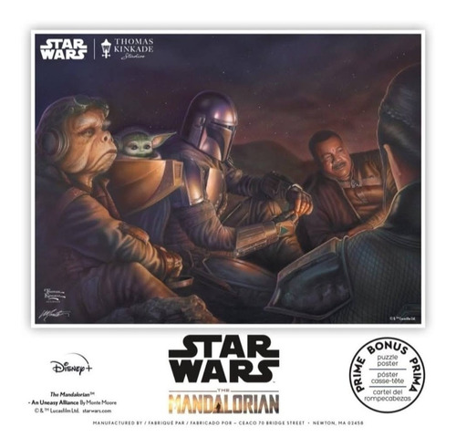 Rompecabezas Puzzle Star Wars Mandalorian 550 Pcz