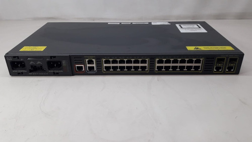 Switch Cisco Me 3400e-24ts-m Empresarial - Usado