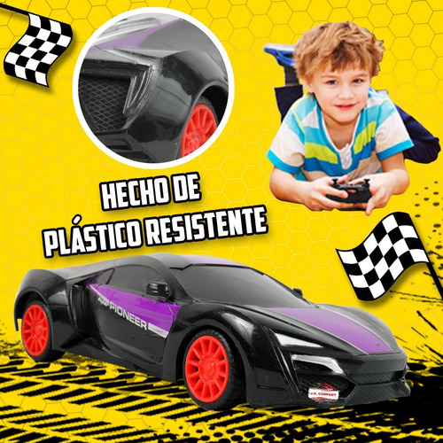 Imagen 4 de 9 de Auto De Carreras Juguete Vehiculo Control Remoto Rc Dy1599