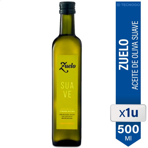 Aceite De Oliva Zuelo Suave 500cc - Familia Zuccardi