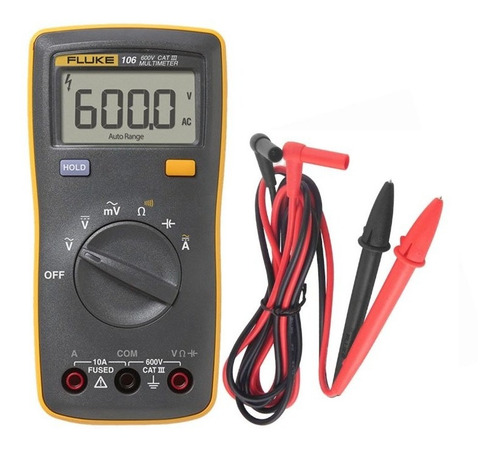 Multímetro Digital Categoria Iii 600v Fluke 106