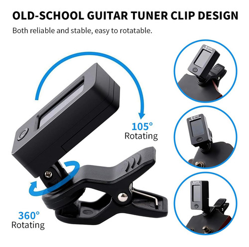 Afinador Digital Lcd Para Instrumentos Musicales Jt-01